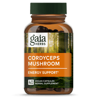 Gaia Herbs Cordyceps Mushroom Capsules || 40 ct