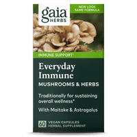 Gaia Herbs Everyday Immune Mushrooms & Herbs || 60 ct