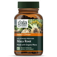 Gaia Herbs Maca Root Capsules for Energy Support || 60 ct