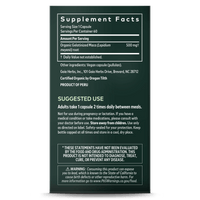 Gaia Herbs Maca Root supplement facts || 60 ct