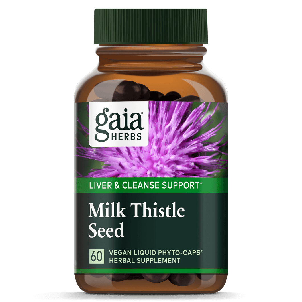 Gaia Herbs Milk Thistle pills for Liver & Cleanse Support || 60 ct