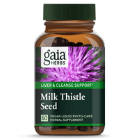 Gaia Herbs Milk Thistle pills for Liver & Cleanse Support || 60 ct