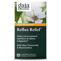 Gaia Herbs Reflux Relief carton front || 45 ct
