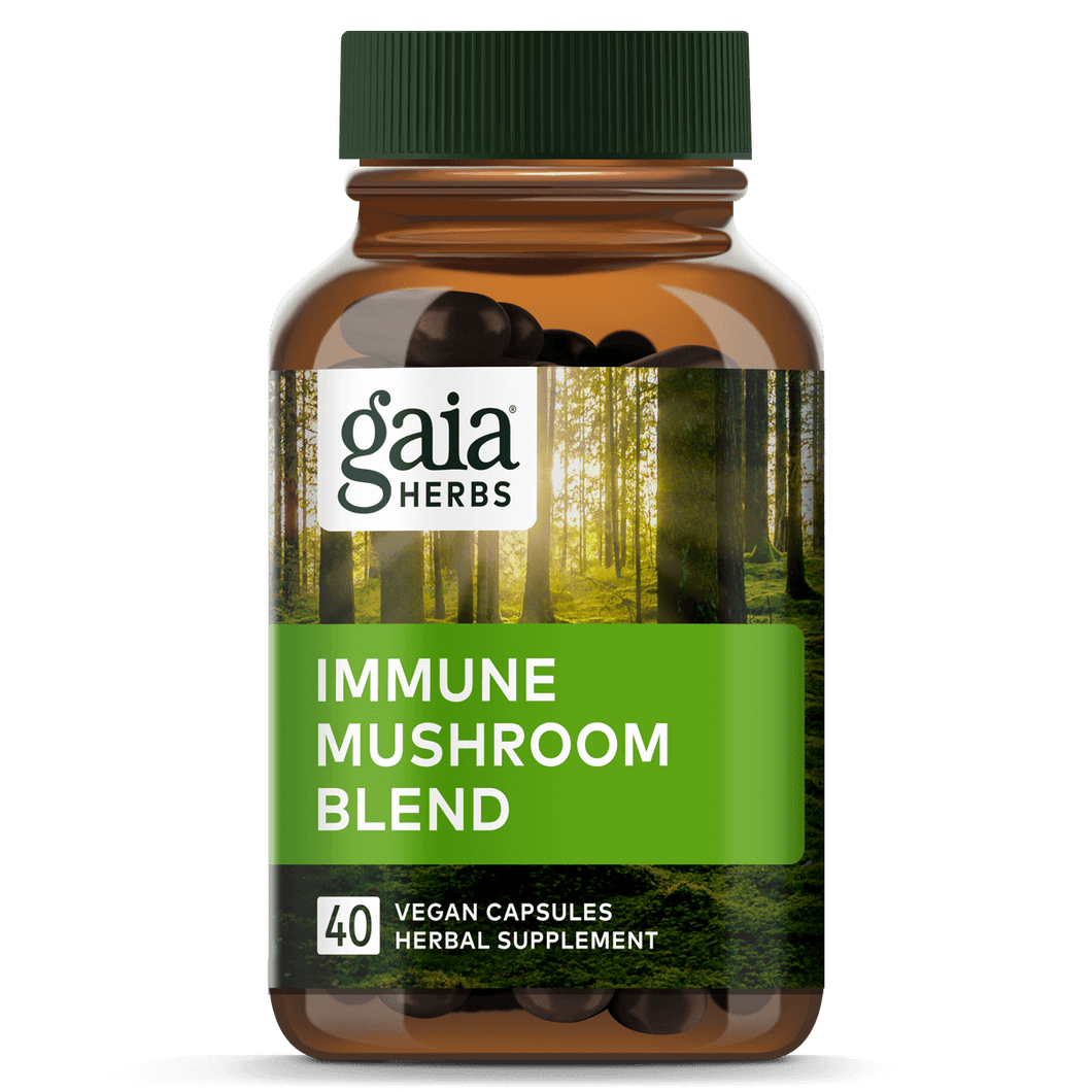 Gaia Herbs Immune Mushroom Blend || 40 ct