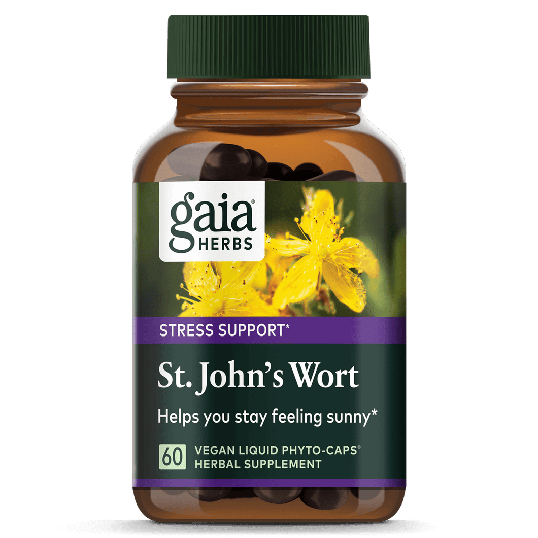 Gaia Herbs St. John's Wort Pills for Stress Support || 60 ct