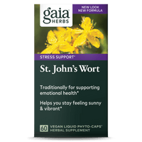 Gaia Herbs St. John's Wort Capsules carton front || 60 ct