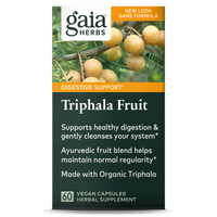 Gaia Herbs Triphala Fruit carton front || 60 ct